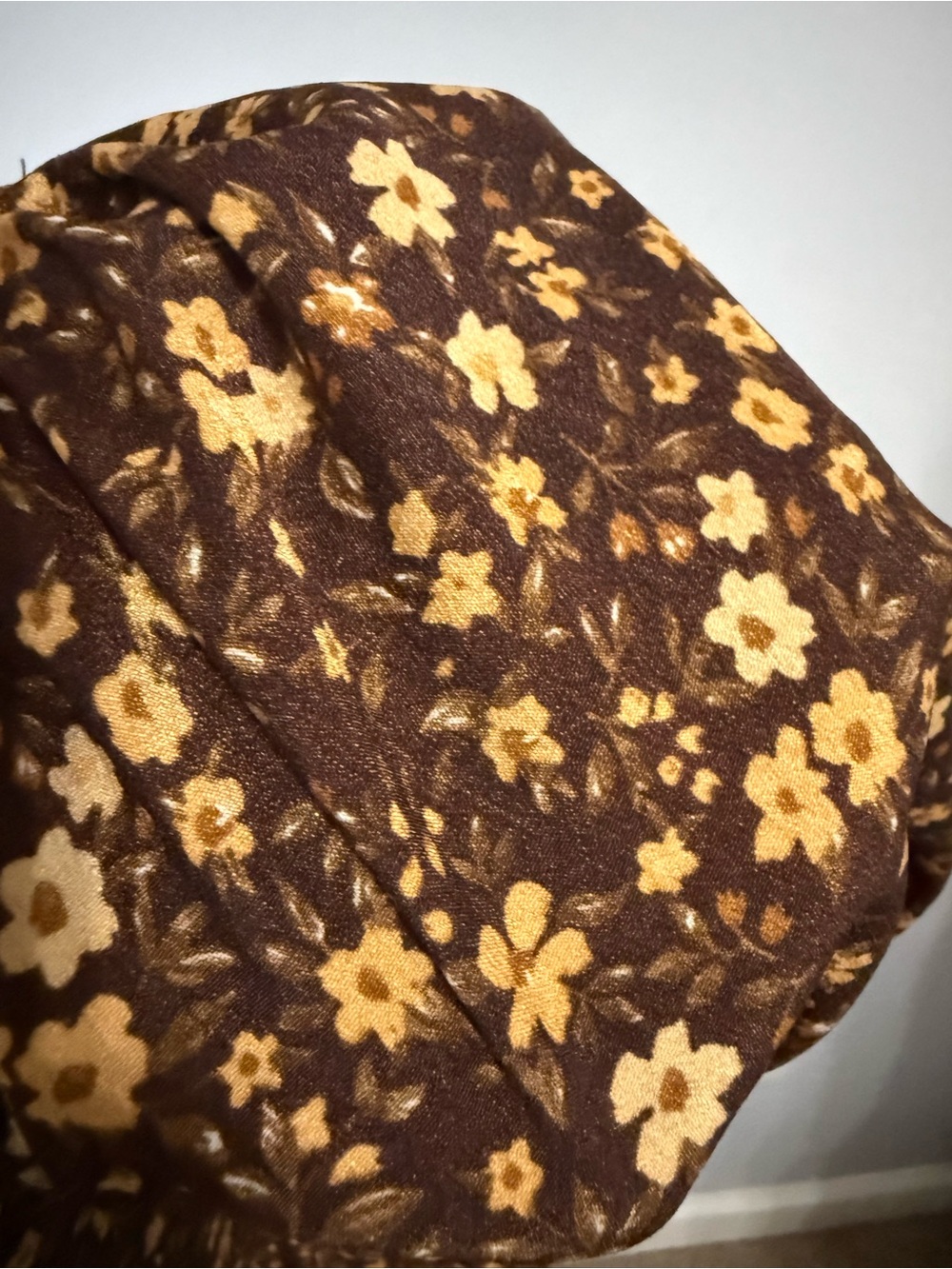 Baltic Born Brown Maxi Dress with Yellow Floral Print - Picture 6 of 6